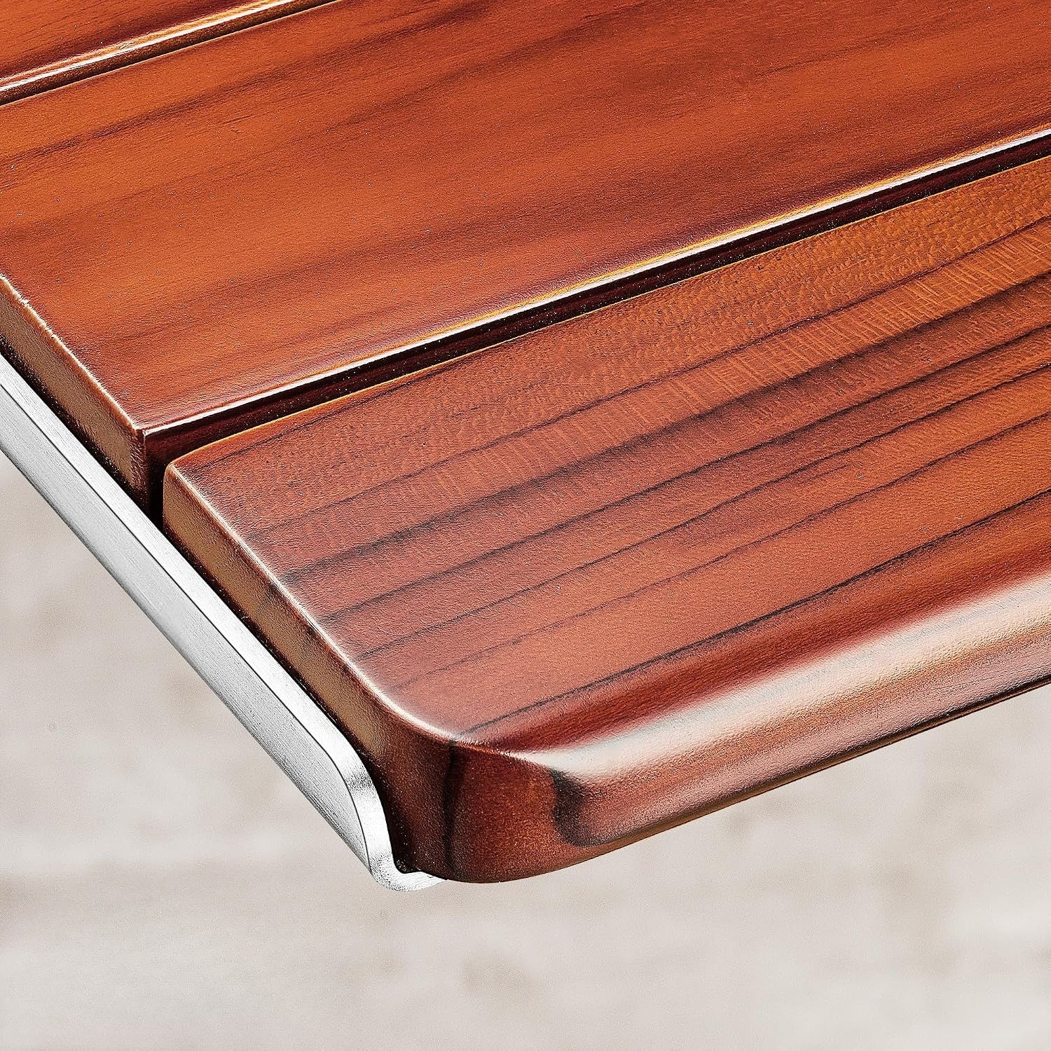 Ada Upgraded Teak Wall Shower Seat