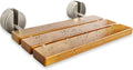 Teak Wall Mounted Space Saving Shower Bench