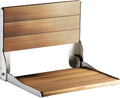 Ada Teak Fold Down Wall Shower Chair