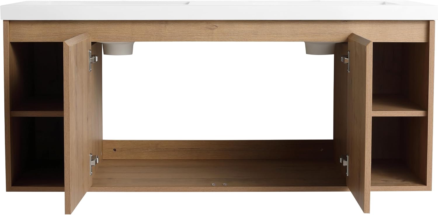 Modern Floating Double Sink Vanity