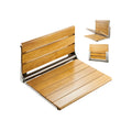 Ada Upgraded Teak Wall Shower Bench