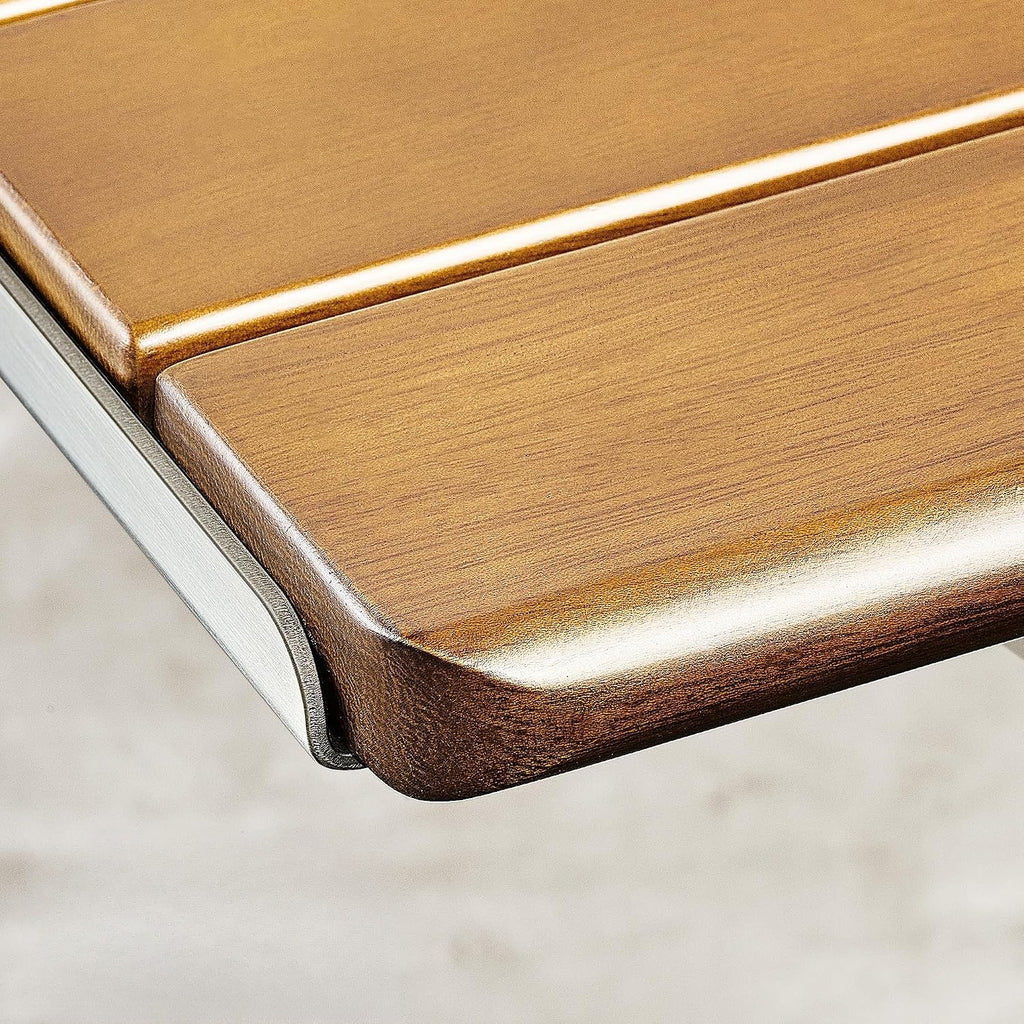 Ada Upgraded Teak Wall Shower Bench