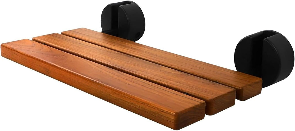 Teak Foldable Wall Mounted Shower Bench